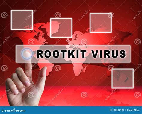 Rootkit Virus Cyber Criminal Spyware 3d Illustration Stock Illustration - Illustration of botnet ...