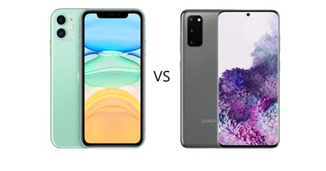 IPhone 11 Vs Samsung S20 Phone Factory