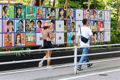 Election Posters In Japan