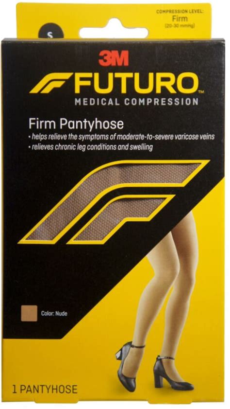 Futuro Pantyhose Brief Cut Panty Firm Small Nude Pair Pack Of Walmart