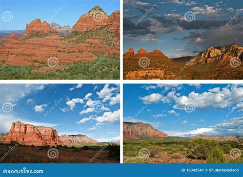 Scenic Red Sandstone Landscapes from Sedona Stock Image - Image of grass, butte: 16342541