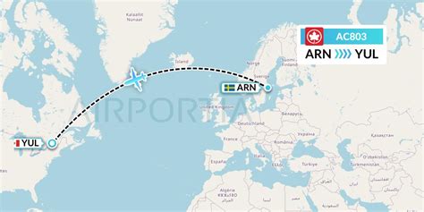 Ac Flight Status Air Canada Stockholm To Montreal Aca