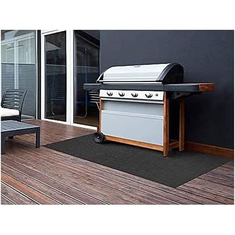 Tapis De Sol Pour Barbecue Moyennement Inflammable Lxl X Cm