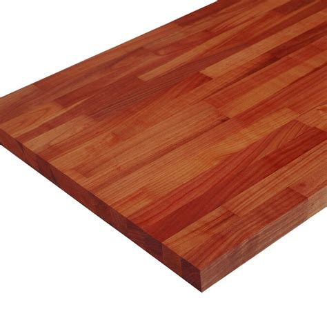 Sparrow Peak Cherry 6 Ft Natural Straight Butcher Block Cherry Kitchen