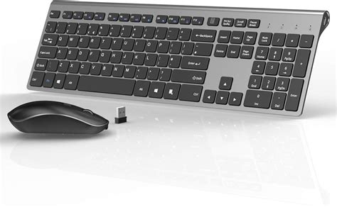 Wireless Keyboard And Mouse J Joyaccess Rechargeable Wireless Keyboard