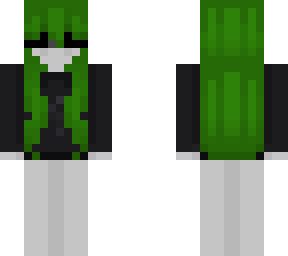 Egirl green hair | Minecraft Skin