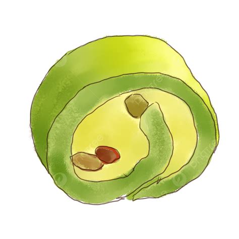 red beans png image matcha red bean roll dessert hand drawn matcha