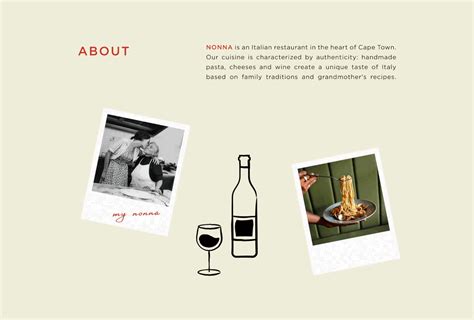 NONNA Italian restaurant | logo & brand identity :: Behance