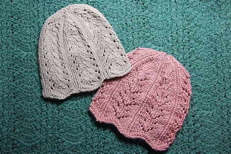 Ribbing And Lace Chemo Caps Pattern By Heather Tucker Hat Knitting