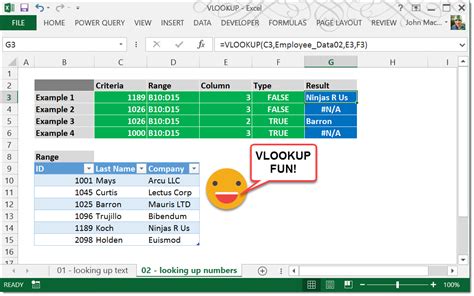 Vlookup Function How To Excel