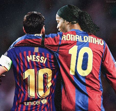 Messi And Ronaldinho Wallpaper