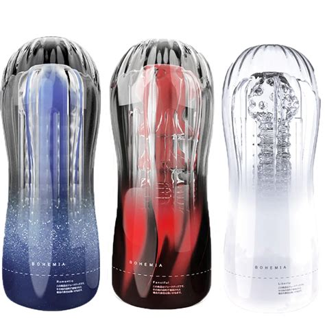Reusable Male Masturbation Cup Soft Vagina Sex Toy Transparent Vagina Adult Endurance Sports Sex