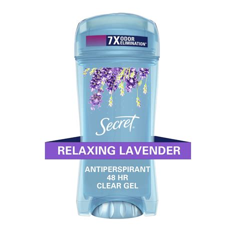 Secret Clear Gel And Deodorant For Women Relaxing Refreshing Lavender