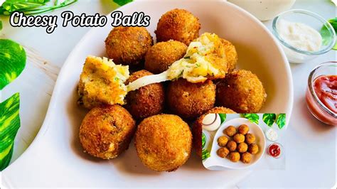 How To Make Cheesy Potato Balls Cheese Snacks Cheese Balls Recipe