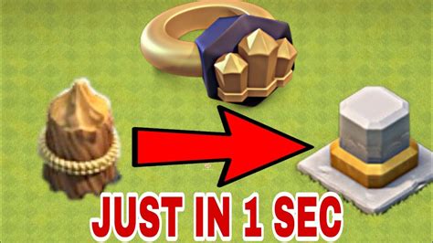 How To Use Ring Of Wall In Clash Of Clans Upgrade Your Walls Just In 1 Sec Youtube