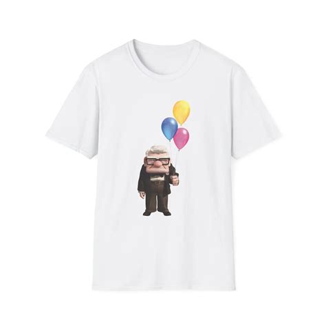 Carl Fredricksen Balloon Shirt, Nika Muhl Tee - AshBubble