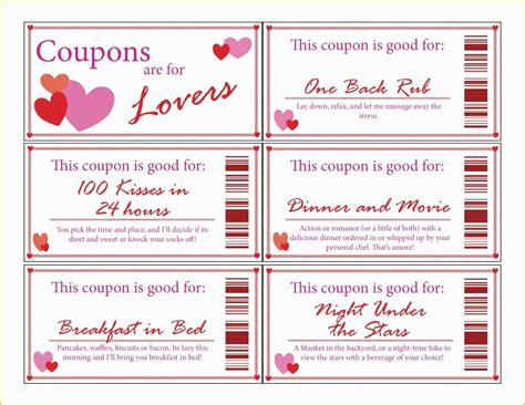 Free Coupon Template Of 25 Love Coupon Templates Psd Ai Eps Pdf ...