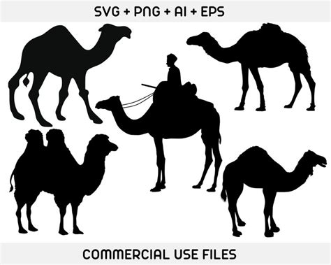 Camel Svg Bundle Camel Eps Camel Vector Camel Cut Files Etsy