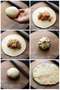 Stuffed Paratha Recipe with Papad Filling - WeRecipes