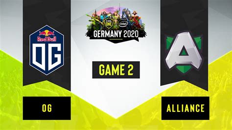 OG Vs Alliance ESL One Germany 2020 Groupstage Game 2 YouTube