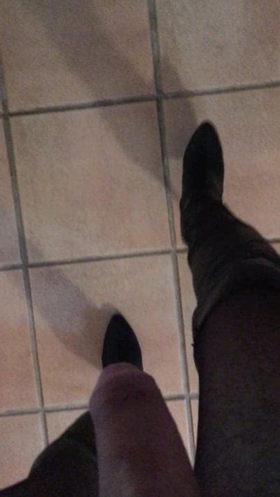 Walking Naked Wearing High Heel Boots Xhamster