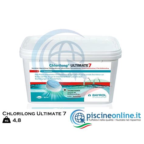 CHLORILONG ULTIMATE 7 BAYROL PASTIGLIE MULTIFUNZIONE DA 300 GR PER