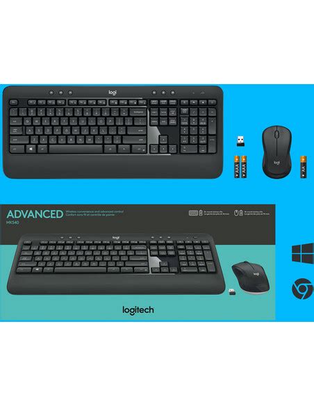 Logitech Mk Advanced Wireless Keyboard And Mouse Combo