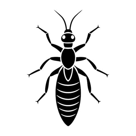 Premium Vector Termite Silhouette Illustration Art