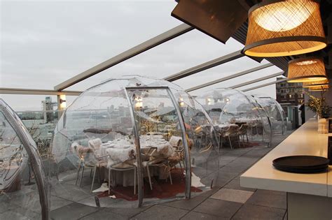 La Terrasse d hiver de l hôtel William Gray et ses dômes chauffés