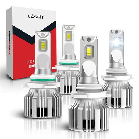 Lasfit Hb High Beam Hb Low Beam Led Headlight Bulbs Combo