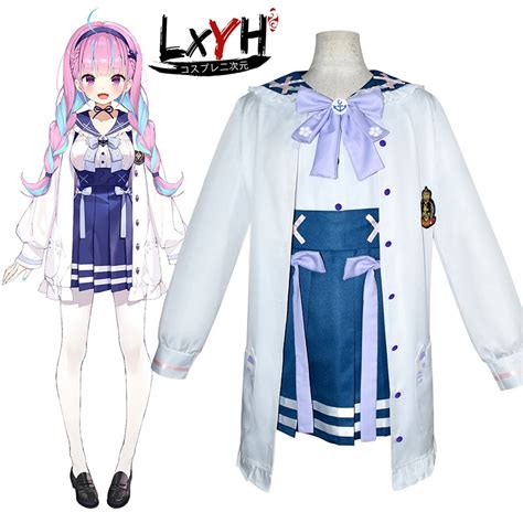 Lxyh Coser King Hololive Minato Aqua Vtuber Trang Ph C Cosplay Anime