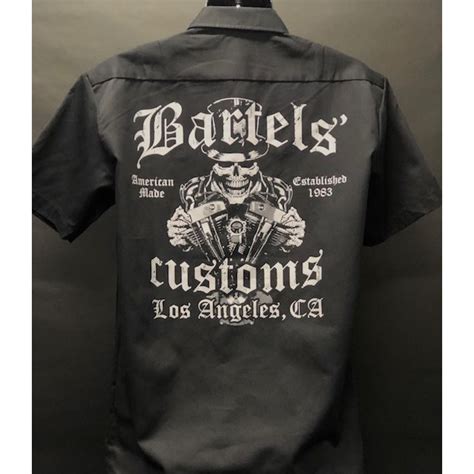 BARTELS" DICKIES SKULL SHIRT : Bartels' Harley-Davidson