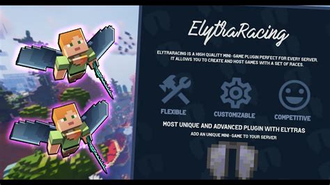 Elytra Racing Plugin Premium Minecraft Plugins Youtube