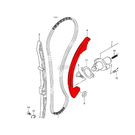 Pat N Cadena Distribuci N Corto Original Suzuki Ltz Kawasaki Kfx