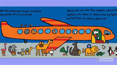 Maisy Goes On A Plane Read Aloud Book Youtube