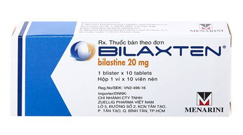 Hướng Dẫn Sử Dụng Thuốc Bilaxten 20mg Bệnh Viện Lê Văn Thịnh