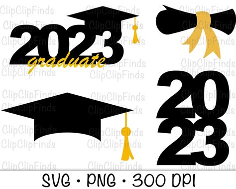 2023 Graduation Cap Tassel Certificate Bundle Cake Topper - Etsy