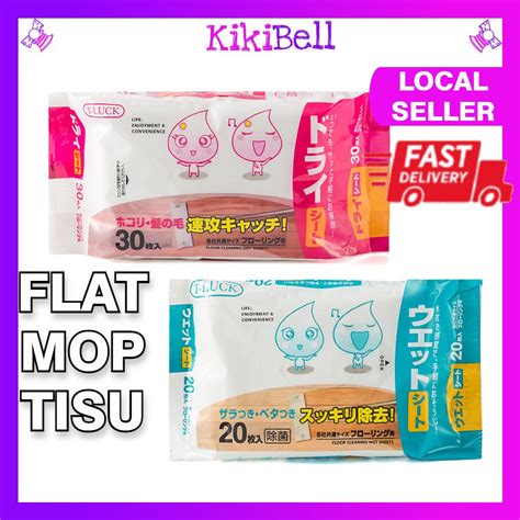 Electrostatic Mop Tisu Refill Pakai Buang Wet Dry Wipe Tissue Kertas