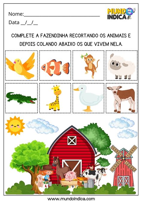 Atividades Ludicas Para Trabalhar Animais Na Educação Infantil - 10 Atividades Lúdicas para Educação Infantil