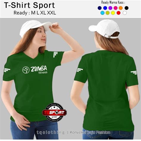 Jual BAJU Olahraga WANITA Aerobics KAOS SENAM Fitnes Cewek PAKAIAN Lari