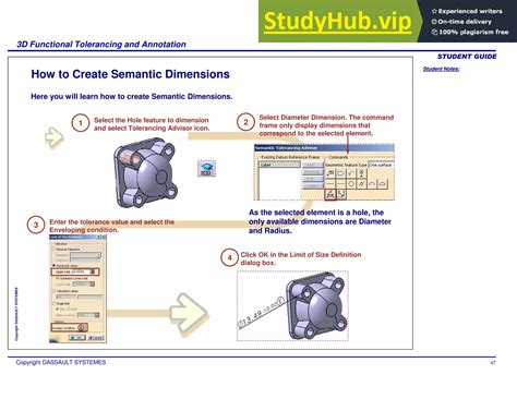 3d Functional Tolerancing And Annotation Catia Ppt