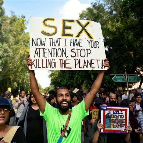 23 Funny Climate Change Protest Signs