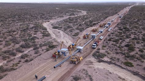 El Gasoducto Néstor Kirchner registra un avance de obra de 45 El