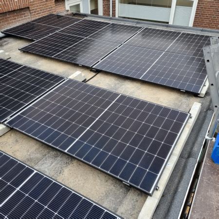 Zonnepanelen Voor Plat Dak Single Betonvoet Nr Graden