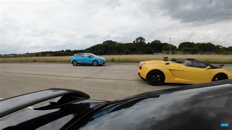 R35 Nissan Gt R And Lambo Gallardo Drag Race Mg4 Xpower Ice Vs Ev Surprises Abound Autoevolution