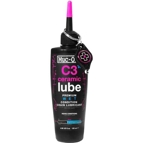 Muc Off C3 Wet Ceramic Lube Lubrifiant pour chaînes 120ml Huiles de