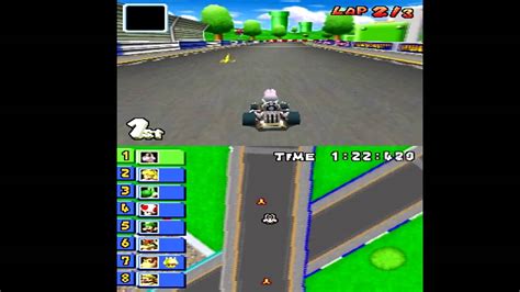 Mario Kart Ds Nds Walkthrough Figure 8 Circuit Youtube