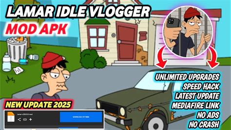 Lamar Vlogger Mod Apk - 🔥 Unlimited Feature | Lamar Idle Vlogger Mod Apk New Update 2025 ...