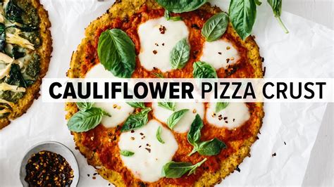 Cauliflower Pizza Crust Best Low Carb Keto Pizza Crust Youtube