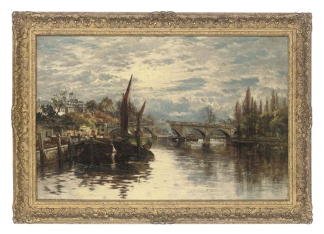 William E Harris 1860 1930 Richmond Bridge London Christies